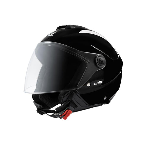 CASCO JET UNIK VERTEX NEGRO BRILLO
