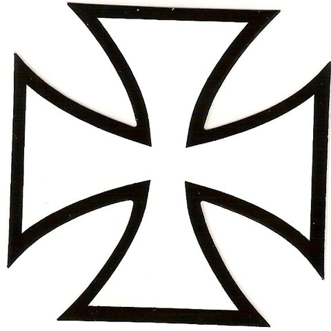Adhesivo cruz Malta